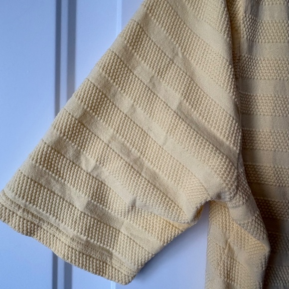 Charter Club Tee M Yellow Short Sleeves Cotton - Picture 5 of 5